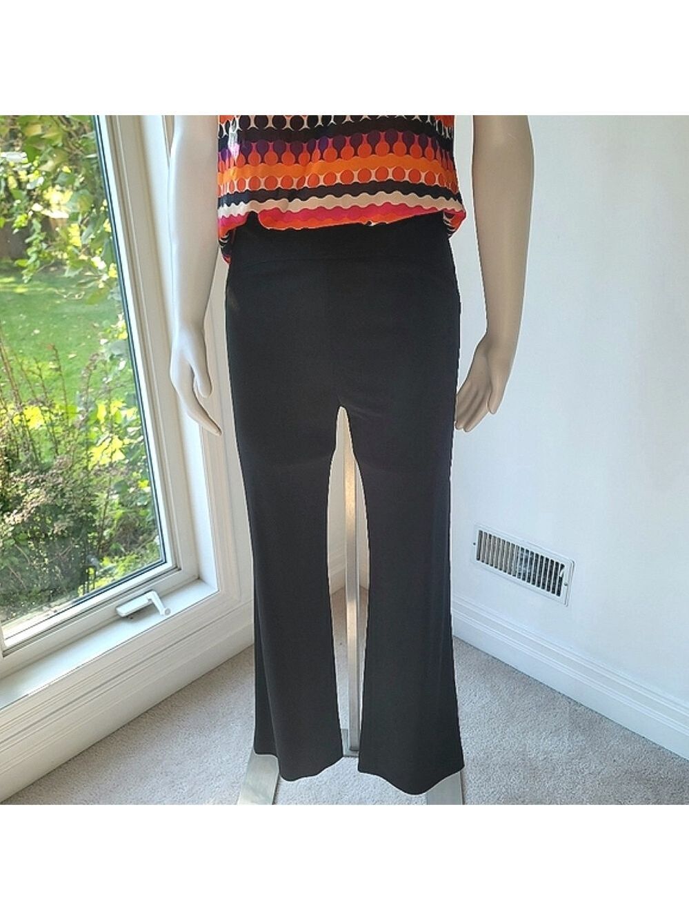 Sandra Angelozzi Black Flare Trousers Size 32